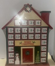 Christmas Cottage Wooden Advent Calendar