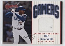 2002 Donruss Originals Gamers Jerseys 453/500 Vernon Wells #G-20 4g8