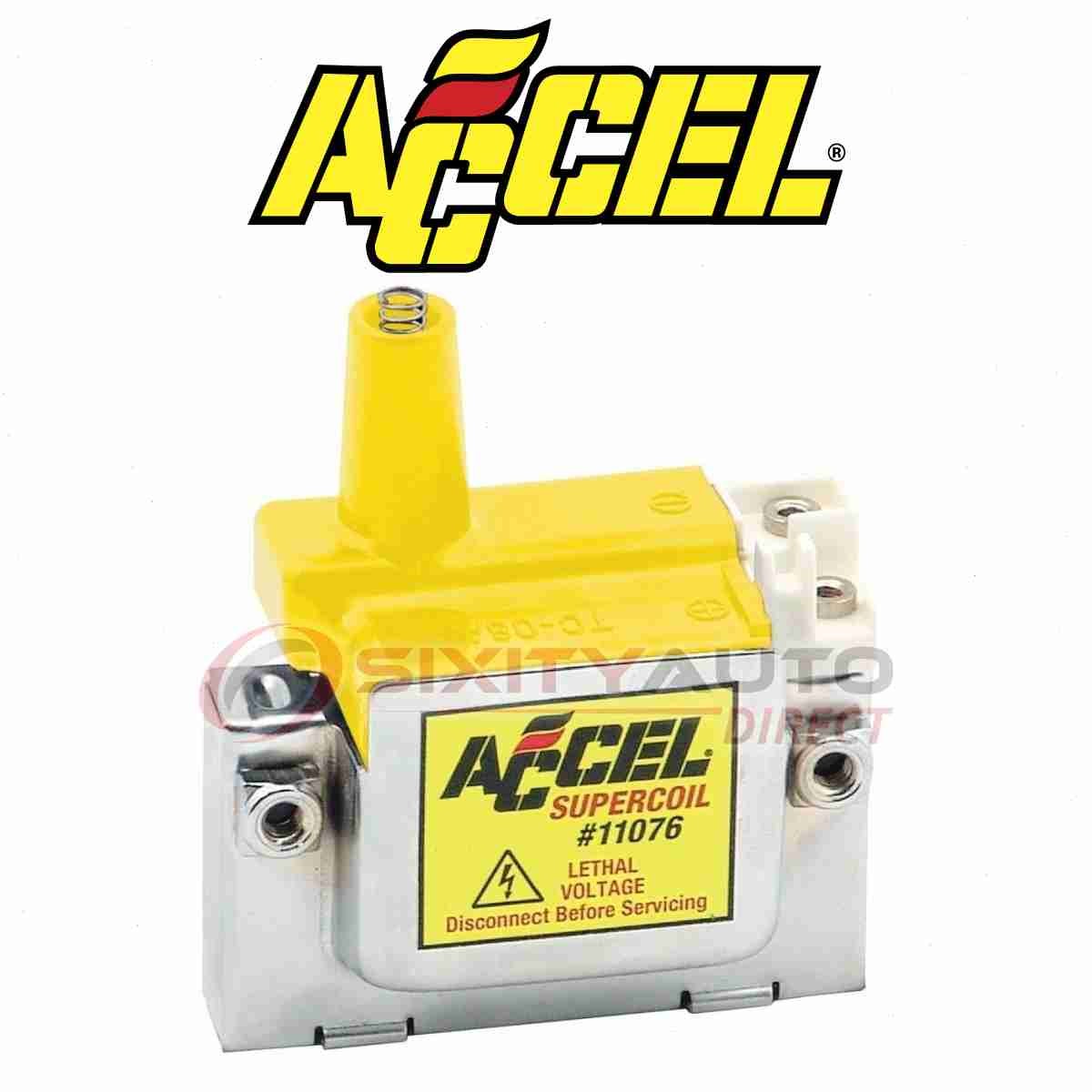 ACCEL Ignition Coil for 1992-2001 Honda Prelude - Spark Plug Wire Boot  zc