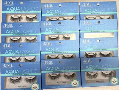 Ardell Aqua Strip Lashes #344 12 Pack Water Activated False Eyelashes