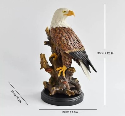 Flag spreading eagle resin handicrafts ornaments for home and office decoration