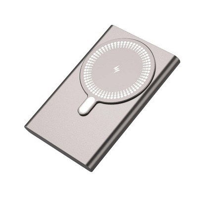 Color: Light Grey - Magna Ultra Precision Supply Wireless Power Bank
