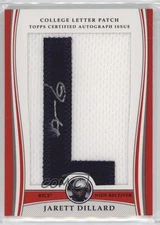 2009 Bowman Draft Picks College Letter Jarett Dillard RPA Rookie Patch Auto RC