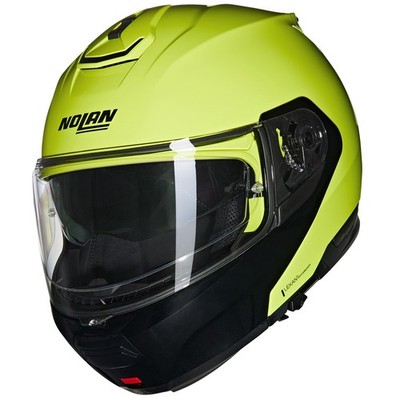 Nolan N100-6 N-Com Mivedi 329 Motorcycle Helmet (Green/Black) Size: S (55)
