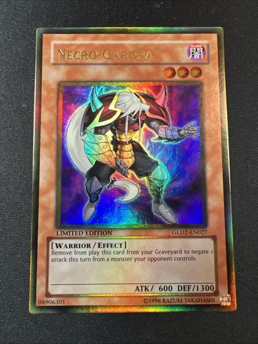 Necro Gardna GLD2-EN027 YuGiOh Gold Series 2009 card