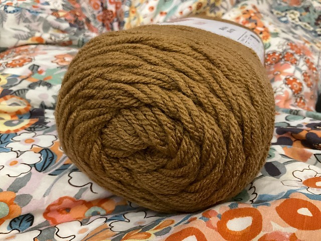 NEW LOT/2 BIG TWIST VALUE yarn skeins Camel tan 12 oz. each soft acrylic worsted