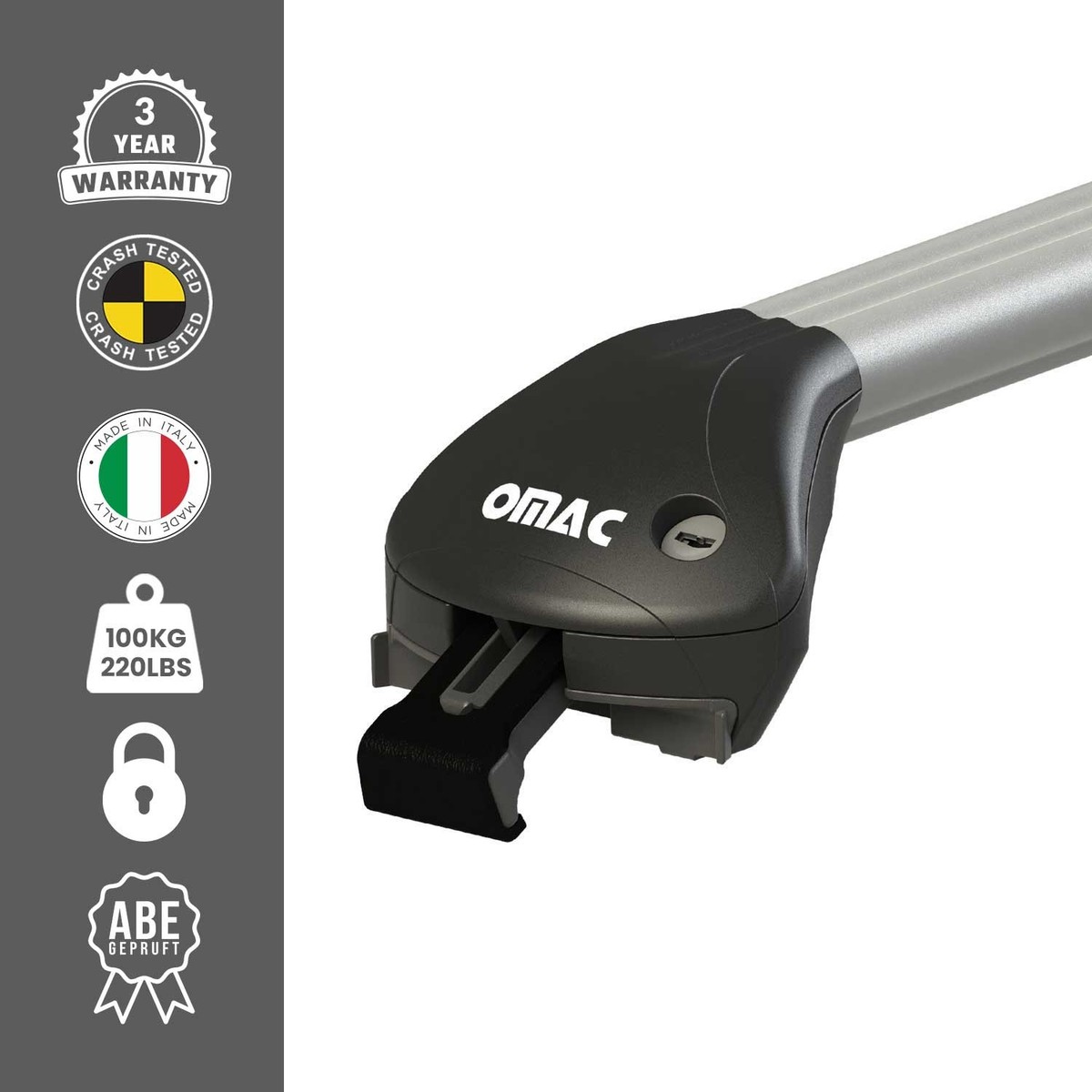 ACE-1 Dakdrager Bagagedrager Compatibel Met Nissan Qashqai 2 J11 Post Facelift 2017 2021 Spoorstaven Grijs Aluminium 2 Staven 2