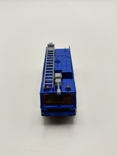 Vintage Matchbox Airport Fire Truck Runway Rescure blau gelb grau Ladder 1992 - Bild 4 von 6