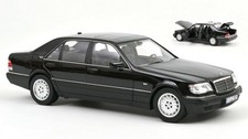 1997 Mercedes S600 Black Metallic 1:18 NOREV 183045