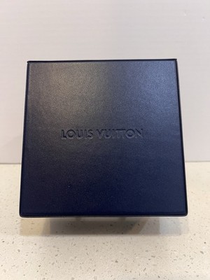 Louis Vuitton Empty Jewelry Box Display Case Blue Removable Insert 4''x4''x2.5''