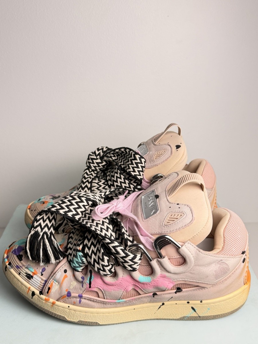 Lanvin Curb x Gallery Dept. Sneakers Pink/Multicolor SZ 44 (US 11