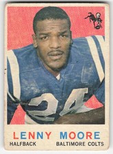 1959 Topps #100 Lenny Moore Baltimore Colts Very Good 66780