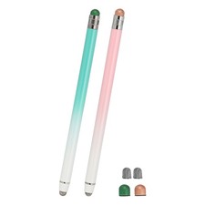 2 Pcs Stylus Pens for Touch Screens, Universal Capacitive Stylus, Pink Green