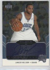 2004-05 Upper Deck Black Diamond Gemography Jameer Nelson #GEM-JN Auto w5b