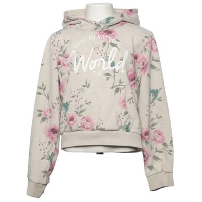 H&M, Kapuzenpullover, Größe: 146/152, Beige, Baumwolle/Polyester/Viskose #BkF