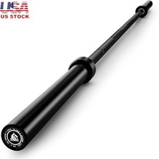 Olympic Barbell 20kg Durable Steel Weightlifting Bar Powerlifting Gym Equipment