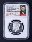 2019-S Silver Kennedy Half Dollar Proof First Day FDOI PF70 Ultra Cameo BB116