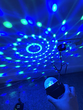 LED Multicolour Colour-Mixing Disco DJ Party Effect Light with Remote Control