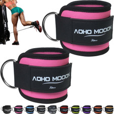Ankle Straps for Cable Machines, Comfortable Adjustable Ankle Wrist