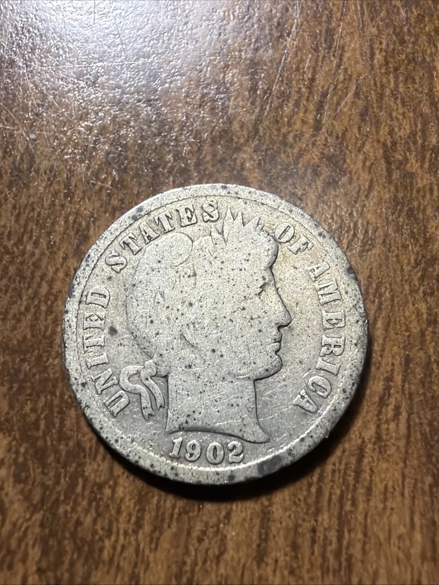 1902 Year Silver Barber Dimes (1892-1916) for sale | eBay