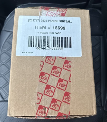 2024 Panini National Treasures Collegiate Football Hobby Case Sealed (4 Boxes)
