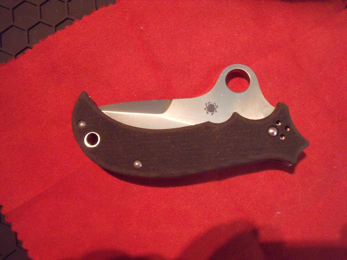 Spyderco C40GP Jot Singh Khalsa Folding Knife VG10 Blade G10