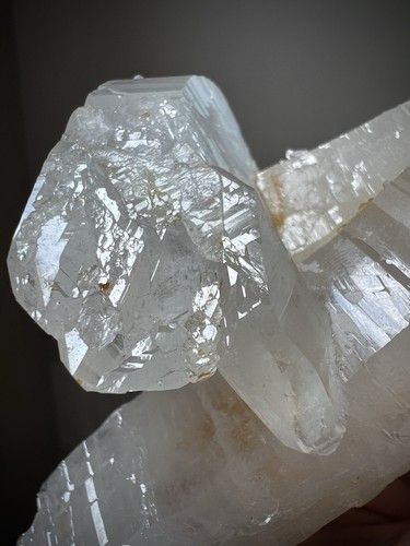 Floater Quartz Crystal Double Terminated Quartz Self Healed Quartz Bent Quartz - Picture 6 of 16
