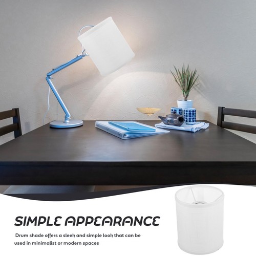Decorative Drum Lamp Shade 6 Inch E14 Lampshade for Table Floor Bedroom Home - Picture 7 of 9