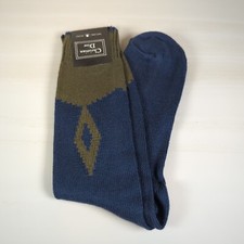 Vintage Christian Dior Mens Socks Cotton Blend Executive Tall 10-13 NOS
