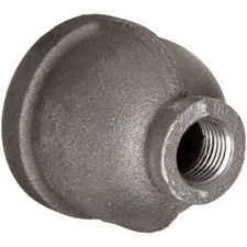 Anvil 8700134508, Malleable Iron Pipe Fitting, Reducer Coupling, 1-1/4" x 1/2"