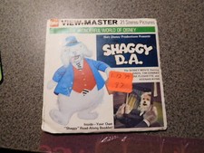 NEW OLD STOCK DISNEY'S SHAGGY D.A. view master slides WITH BOOKLET