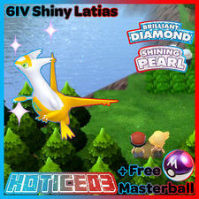 6IV Shiny Latias Pokemon Brilliant Diamond Shining Pearl