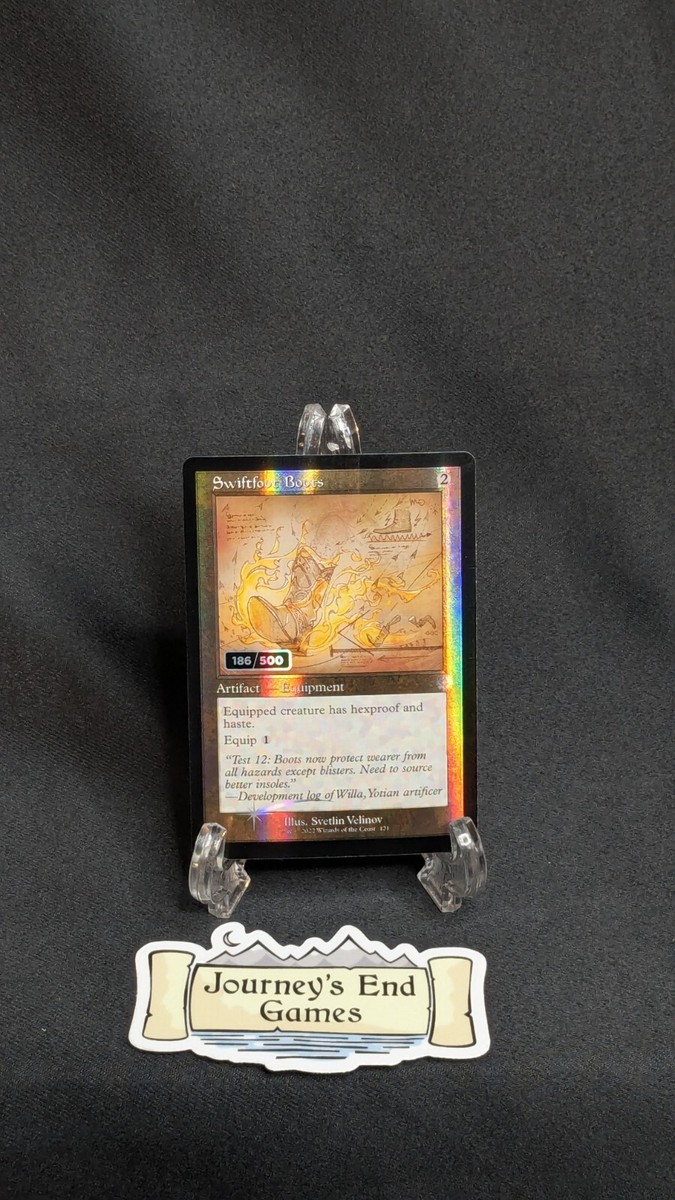 MTG Magic the Gathering Swiftfoot Boots Serial Number