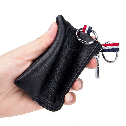 Mujer Pequeño Monedero Cambio Bolsa Cartera Cremallera Portatarjetas con Llavero - Imagen 7 de 20