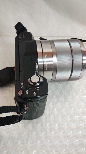Sony Alpha a5000 Mirrorless Camera Body Black SEL 1855 e 3.5-5.6/18-55 oss F/S - Picture 5 of 12