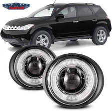 Fog Lights For 2003-2007 Nissan Murano / 2002-2004 Altima Clear Projector Lamps