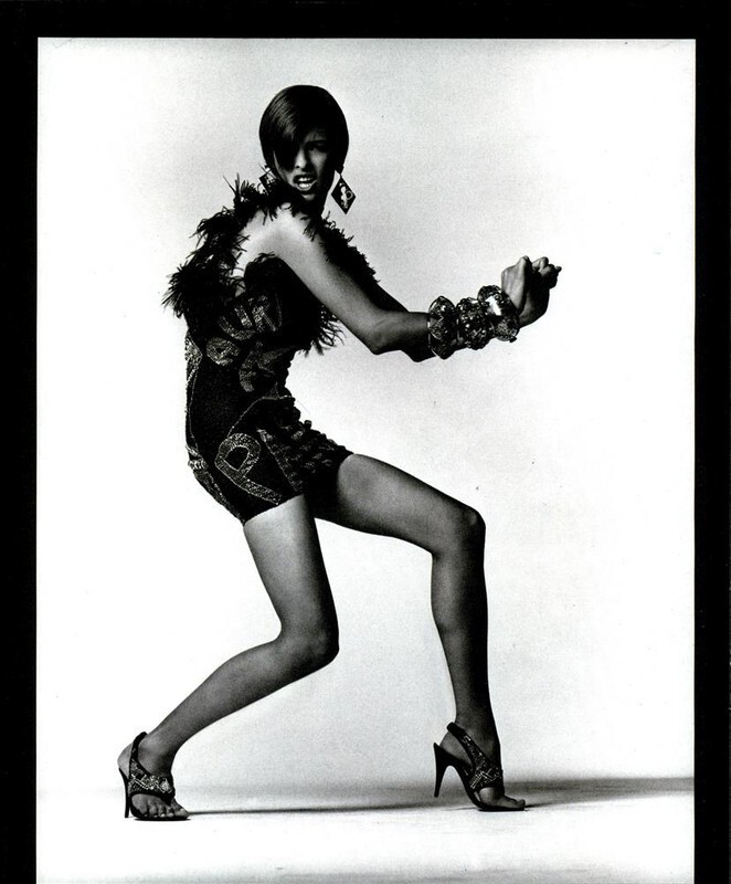 VOGUE Magazine Italia March 1990 CAPUCINE Linda Evangelista