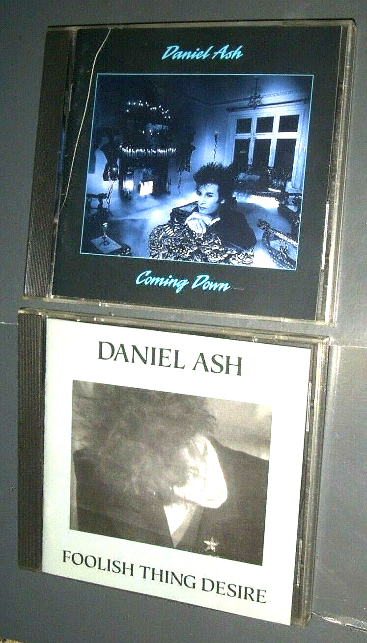 DANIEL ASH (BAUHAUS/TONES ON TAIL/LOVE & ROCKETS) LOT 2 CDS/GOTH-GUITAR NEW WAVE