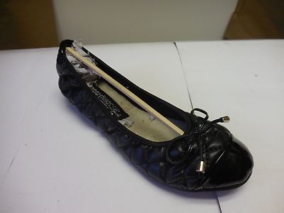 FootzyFolds Luxe By Footzyrolls Ladies Cora Black Ballet Slippers   S,M,L,XL