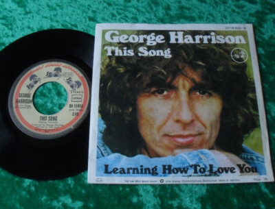 Single 7'' George Harrison - This Song / Learning How To Love You TOP ZUSTAND!