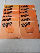 45 RPM 7" RECORD SLEEVES/COMPANY SLEEVE 12 PK/SEE PHOTOS - Epic SLV1 
