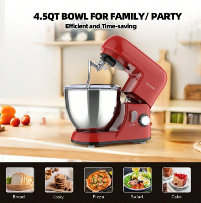 スタンドミキサー　cheftronic CHEFTRONIC STAND MIXER TILT HEAD DOUGH FOOD MIXER 5.5 QT