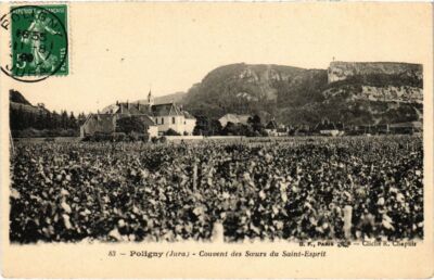 Old postcard Poligny - Convent of the Sisters of the Holy Spirit France (1043641)