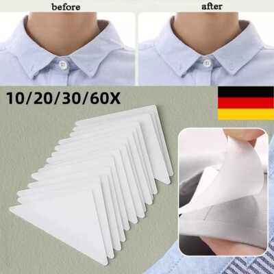 5-60 Stück PVC Kragen Anti-Warping Rand Shaper Kein Curl Kragen Shirt Extender