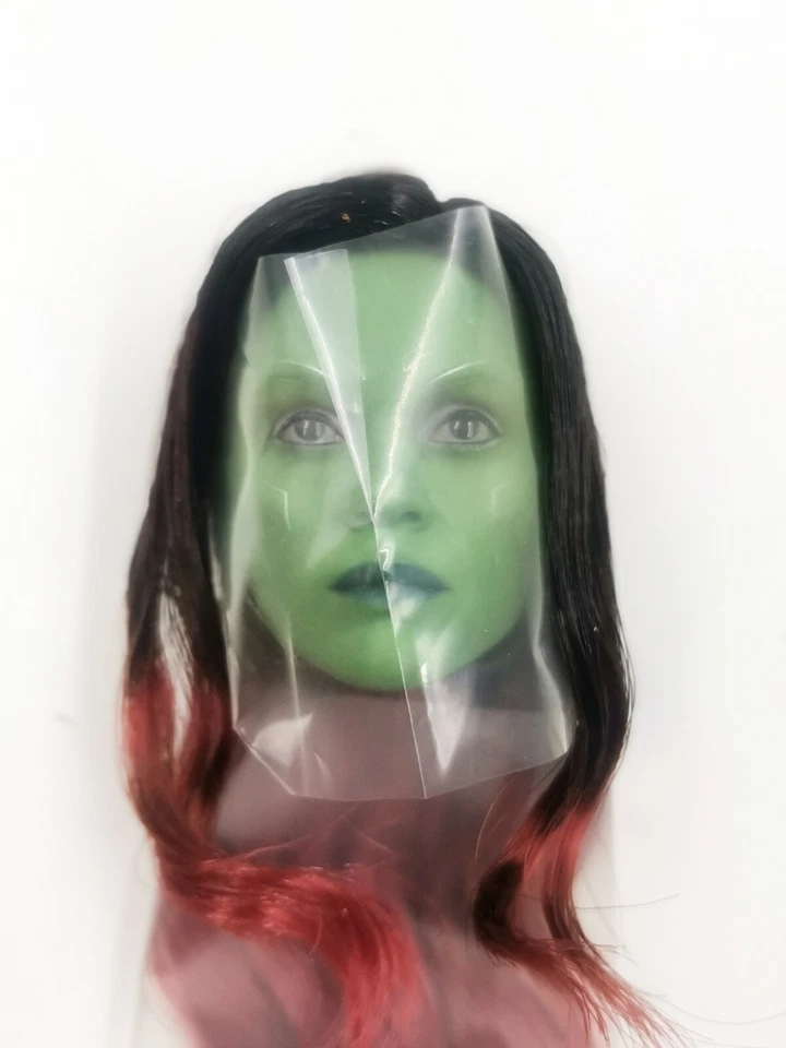 Figura Cabeza Esculpida Para 1/6 Hot Toys HT MMS483 Guardianes de la Galaxia Gamora 2.0 Foto 2 de 2