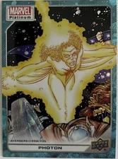 Photon #199 - 2023 Marvel Platinum, Blue Surge, Mint !