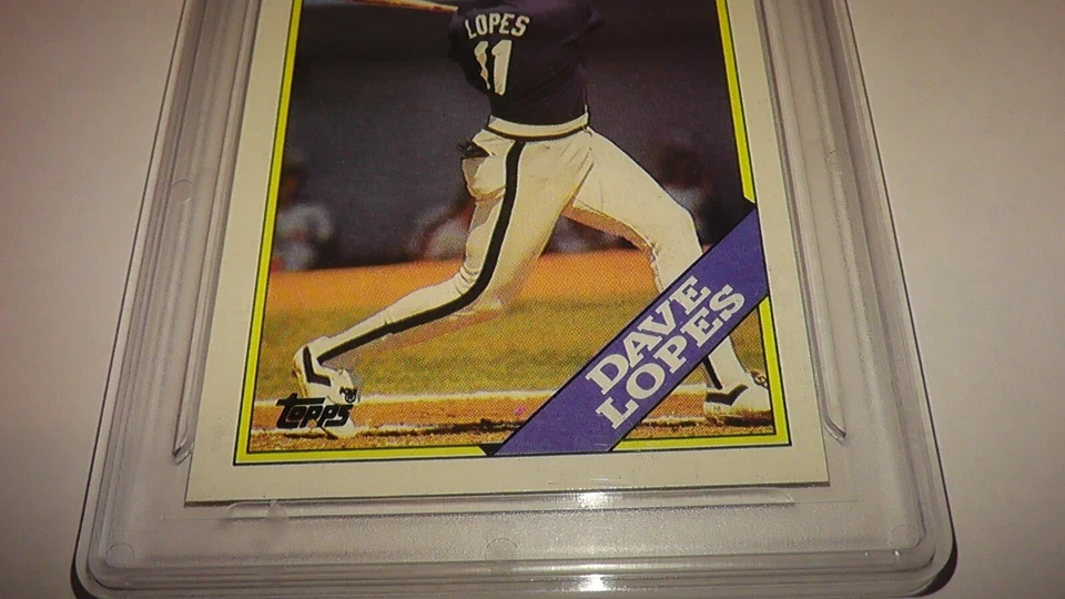 1988 Topps Dave Lopes Card Grade GMA 10 #226 MLB Baseball Houston Astros - Image 3 of 4