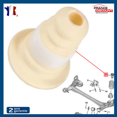 Amortisseurs Caoutchouc 516690 A9C013MT Butées Arrière Essieu Citroën C4 Picasso Berlingo II Peugeot 5008 - 2 Pièces - 516690 A9C013MT Butée Berlingo II 5008