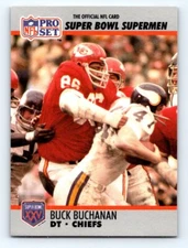 1990-91 Pro Set Super Bowl XXV Silver Anniversary  #81 Buck Buchanan FRESH PULL