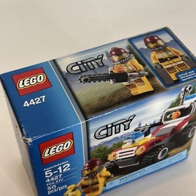 LEGO CITY Forest Fire ATV Truck Fireman Fighter Minifigure Set New Retired 4427